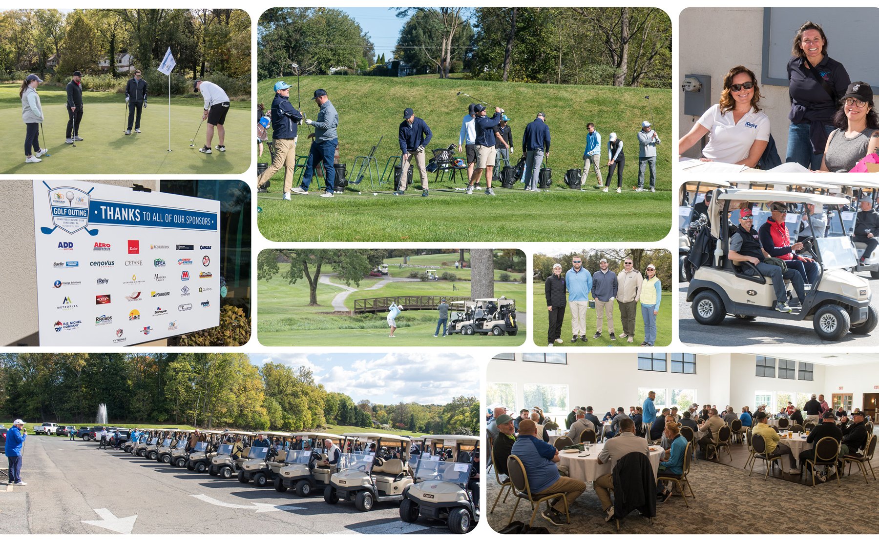 2024 Golf Outing Collage